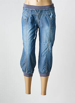 Pantacourt bleu MISS CHIC pour femme