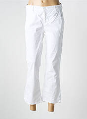 Pantalon 7/8 blanc HAPPY pour femme seconde vue