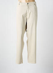 Pantalon droit beige ANNA MONTANA pour femme seconde vue