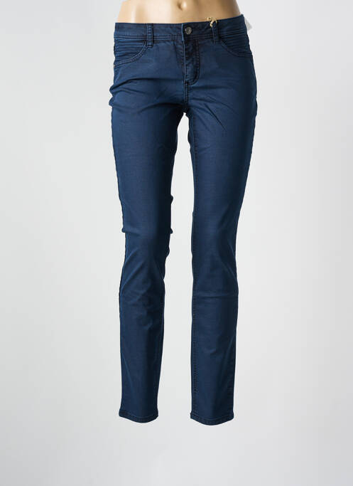 Pantalon slim poches bleu STREET ONE femme