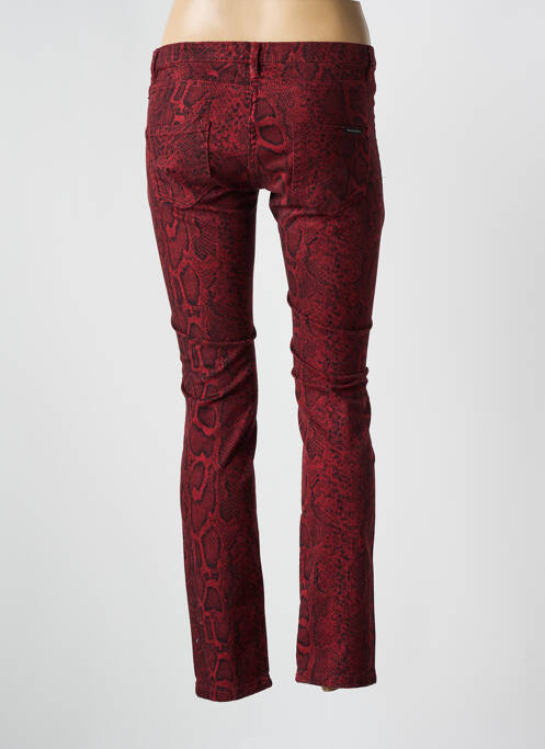 Pantalon slim poches rouge MAISON SCOTCH femme