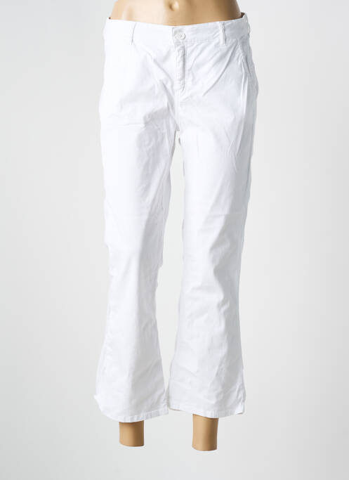 Pantalon 7/8 blanc HAPPY pour femme