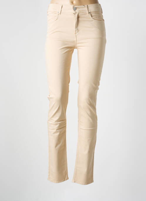 Pantalon slim beige CIMARRON pour femme