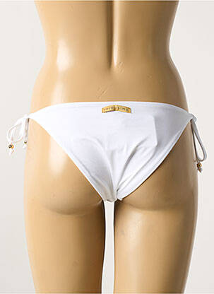 Bas de maillot de bain stretch bikini blanc VERDISSIMA femme