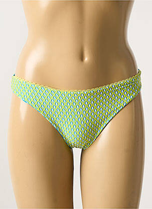 Bas de maillot de bain imprimé fantaisie bleu VERDISSIMA femme