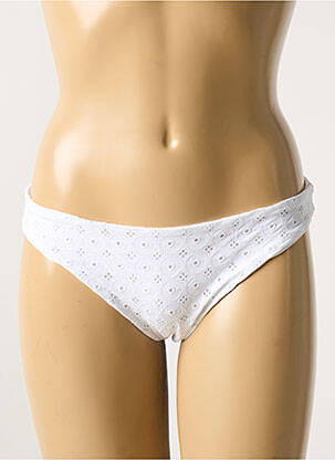 Bas de maillot de bain stretch culotte blanc VERDISSIMA femme