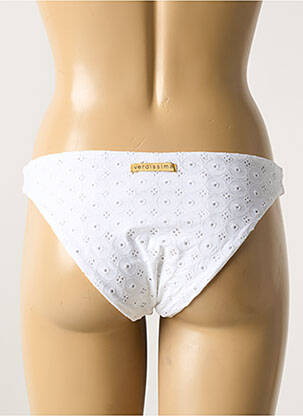 Bas de maillot de bain stretch culotte blanc VERDISSIMA femme