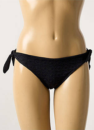 Bas de maillot de bain stretch bikini noir VERDISSIMA femme
