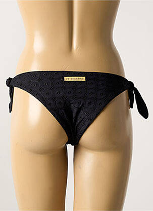 Bas de maillot de bain stretch bikini noir VERDISSIMA femme
