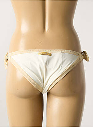Bas de maillot de bain stretch bikini beige VERDISSIMA femme