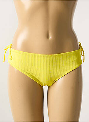 Bas de maillot de bain stretch culotte jaune VERDISSIMA femme