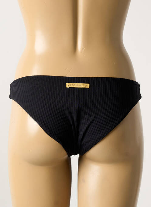 Bas de maillot de bain stretch noir VERDISSIMA femme