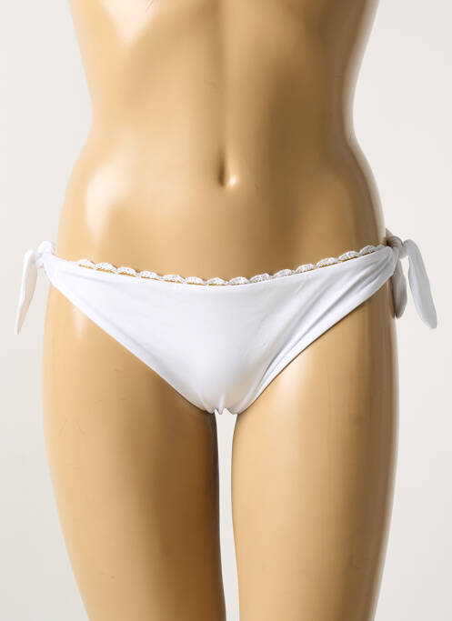 Bas de maillot de bain blanc VERDISSIMA pour femme
