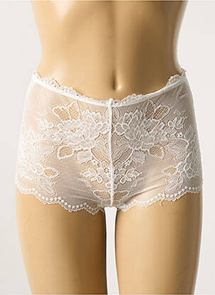 Shorty tissage dentelle blanc VERDISSIMA femme