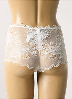 Shorty tissage dentelle blanc VERDISSIMA femme