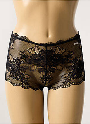 Shorty tissage dentelle noir VERDISSIMA femme