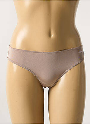 Culotte tissage dentelle beige VERDISSIMA femme