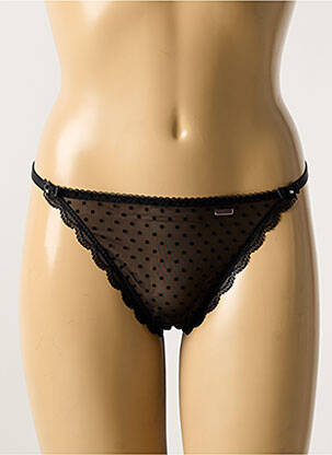 String stretch noir VERDISSIMA femme
