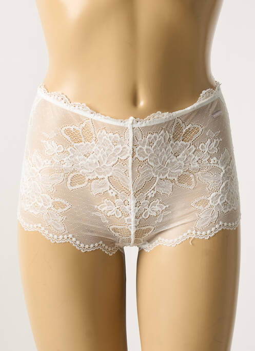Shorty tissage dentelle blanc VERDISSIMA femme