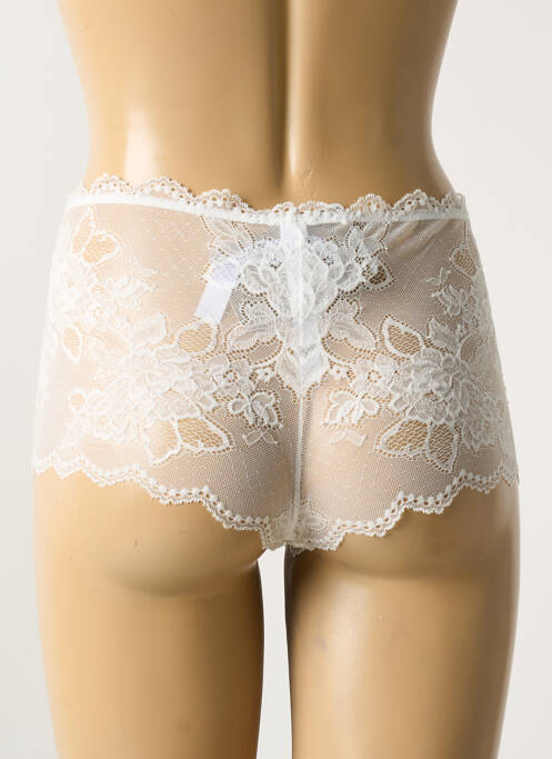 Shorty tissage dentelle blanc VERDISSIMA femme