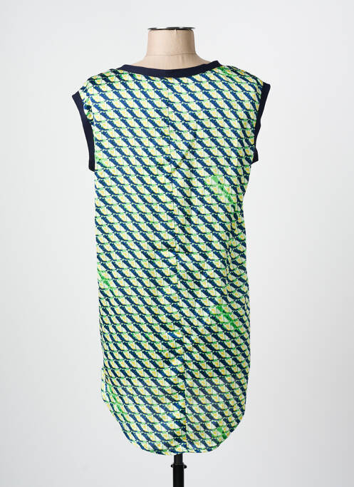 Tunique sans manche coupe fluide vert ARELINE femme