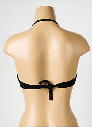 Haut de maillot de bain fermeture liens à nouer haut bandeau noir VERDISSIMA femme
