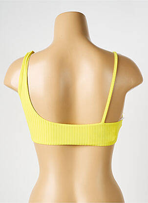 Haut de maillot de bain sans armature brassieres jaune VERDISSIMA femme