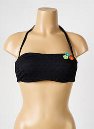Haut de maillot de bain haut bandeau haut bandeau noir VERDISSIMA femme