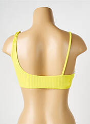 Haut de maillot de bain jaune VERDISSIMA pour femme seconde vue