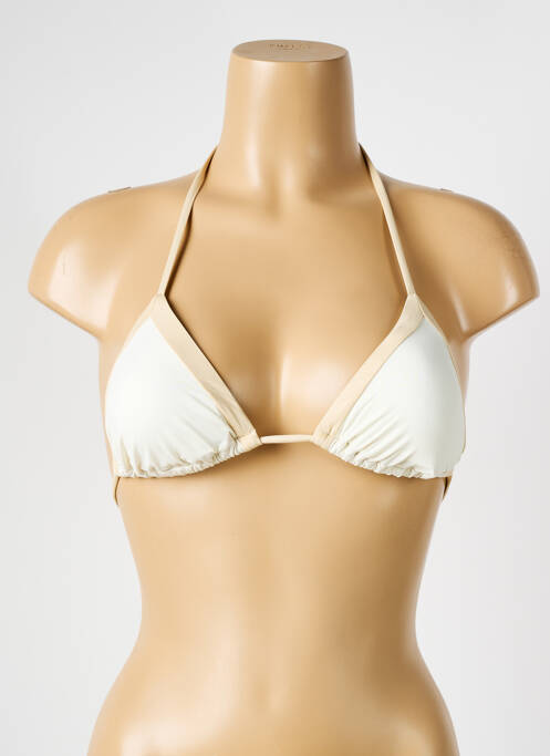 Haut de maillot de bain beige VERDISSIMA pour femme