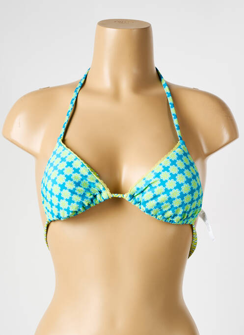 Haut de maillot de bain bleu VERDISSIMA pour femme