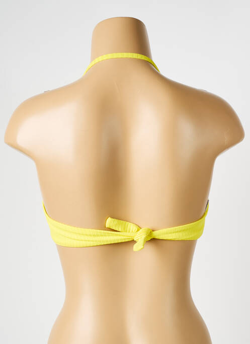 Haut de maillot de bain jaune VERDISSIMA femme