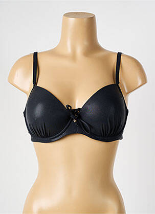 Haut de maillot de bain haut soutien-gorge moulé haut soutien-gorge moulé noir VERDISSIMA femme