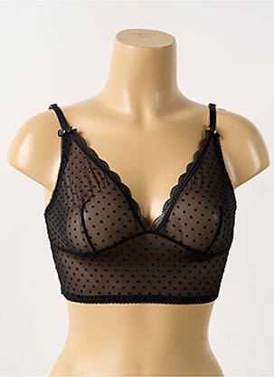 Soutien-gorge sans armature bralettes noir VERDISSIMA femme