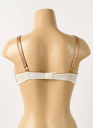 Soutien-gorge sans armature haut triangles beige VERDISSIMA femme