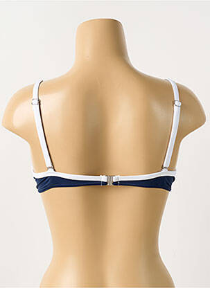 Haut de maillot de bain stretch haut soutien-gorge emboitant bleu SUN PLAYA femme
