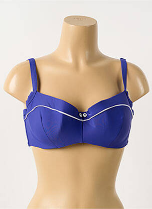 Haut de maillot de bain stretch haut soutien-gorge balconnet bleu CURVY KATE femme