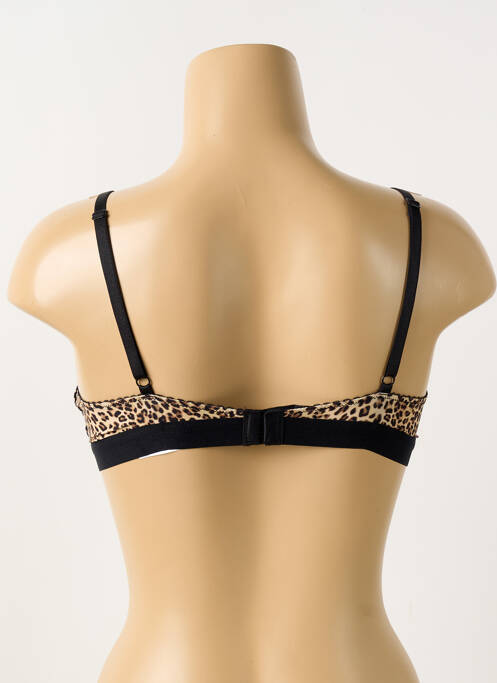 Soutien-gorge bretelles élastiquées ajustables haut triangles marron VERDISSIMA femme