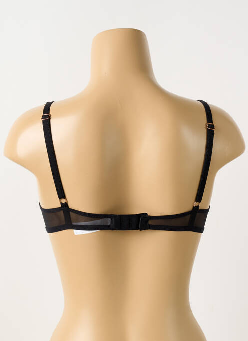 Soutien-gorge légère et transparente haut soutien-gorge emboitant noir LOU femme