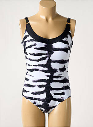 Maillot de bain 1 pièce bleu DEIDAD pour femme