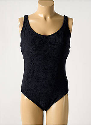 Maillot de bain 1 pièce stretch noir FREYA femme