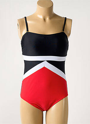 Maillot de bain 1 pièce stretch bleu DEIDAD femme