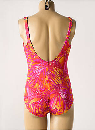 Maillot de bain 1 pièce imprimé fantaisie haut soutien-gorge moulé rose ANITA femme