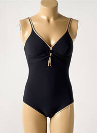 Maillot de bain 1 pièce stretch noir ANITA femme