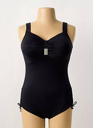 Maillot de bain 1 pièce stretch noir ULLA DESSOUS femme