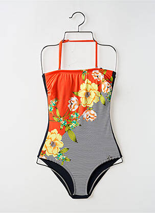 Maillot de bain 1 pièce haut bandeau haut bandeau noir SUN PLAYA femme