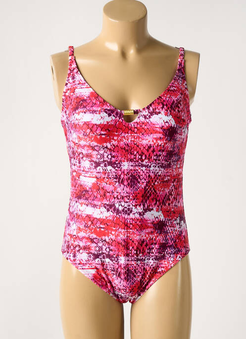 Maillot de bain 1 pièce rose DEIDAD pour femme