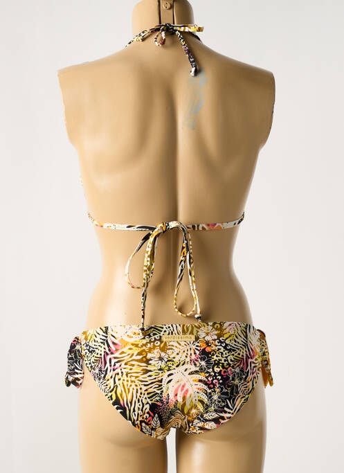 Maillot de bain 2 pièces jaune VERDISSIMA femme