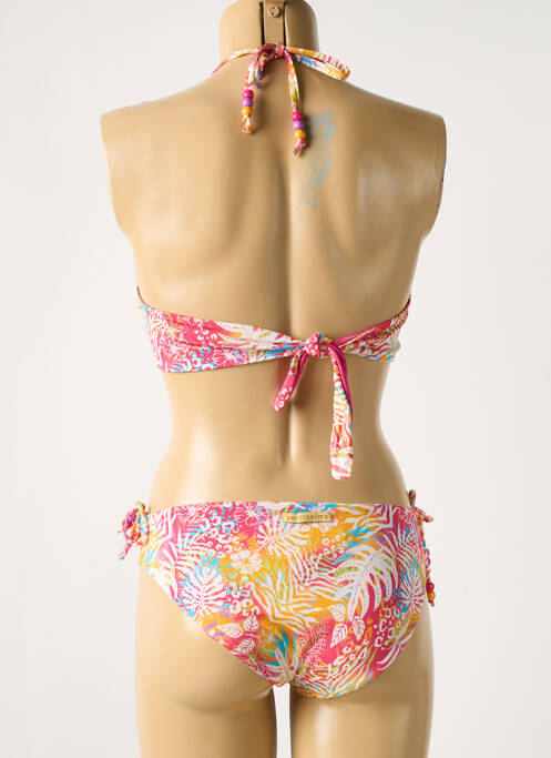 Maillot de bain 2 pièces orange VERDISSIMA femme