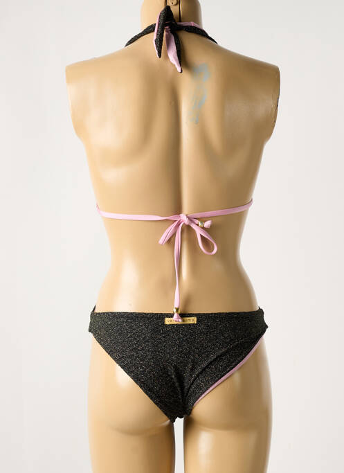 Maillot de bain 1 pièce stretch noir VERDISSIMA femme